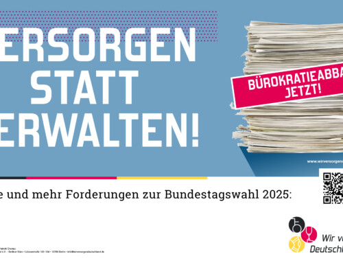 WvD-Plakataktion zur Bundestagswahl